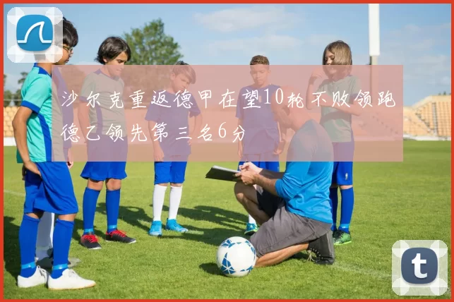 沙尔克重返德甲在望10轮不败领跑德乙领先第三名6分